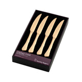 Stanley Rogers Chelsea Gold  Set of 4 Steak Knives