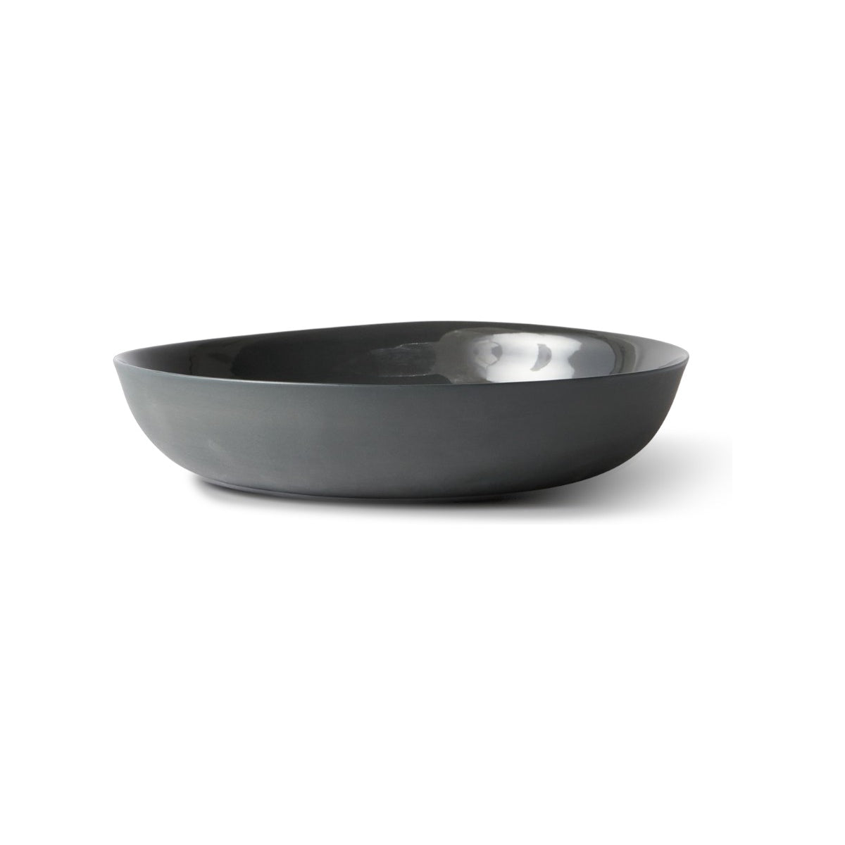 Mud Australia Pebble bowl medium 23cm in Slate ceramic.