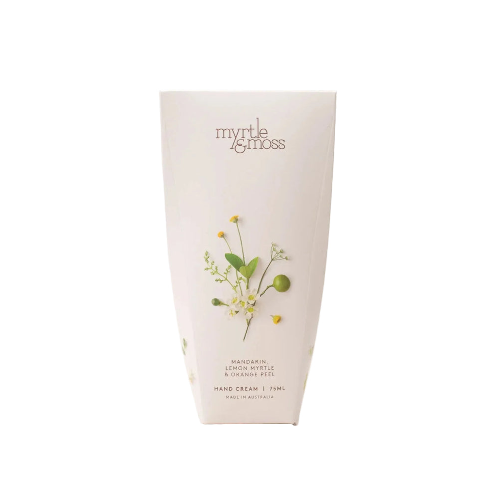 Myrtle and Moss Mandarin, Lemon Myrtle & Orange Peel Hand Cream 75ml | Minimax