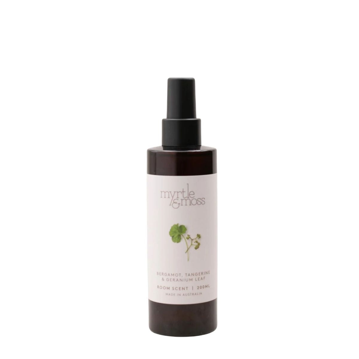 Myrtle and Moss Bergamot, Tangerine & Geranium Leaf Room Scent 200ml | Minimax