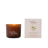 Myrtle and Moss Mandarin, Lemon Myrtle & Orange Peel 16 Hour Mini Candle 80g | Minimax