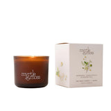 Myrtle and Moss Mandarin, Lemon Myrtle & Orange Peel 16 Hour Mini Candle 80g | Minimax