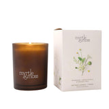 Myrtle and Moss Mandarin, Lemon Myrtle & Orange Peel 50 Hour Mini Candle 300g | Minimax