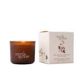 Myrtle and Moss Rose Geranium, Grapefruit & Clary Sage 16 Hour Mini Candle 80g