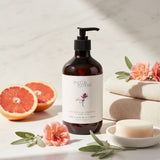 Myrtle and Moss Rose Geranium, Grapefruit & Clary Sage Hand & Body Wash 500ml | Minimax