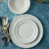 Noritake Baroque Dinner Set White 12 Piece | Minimax