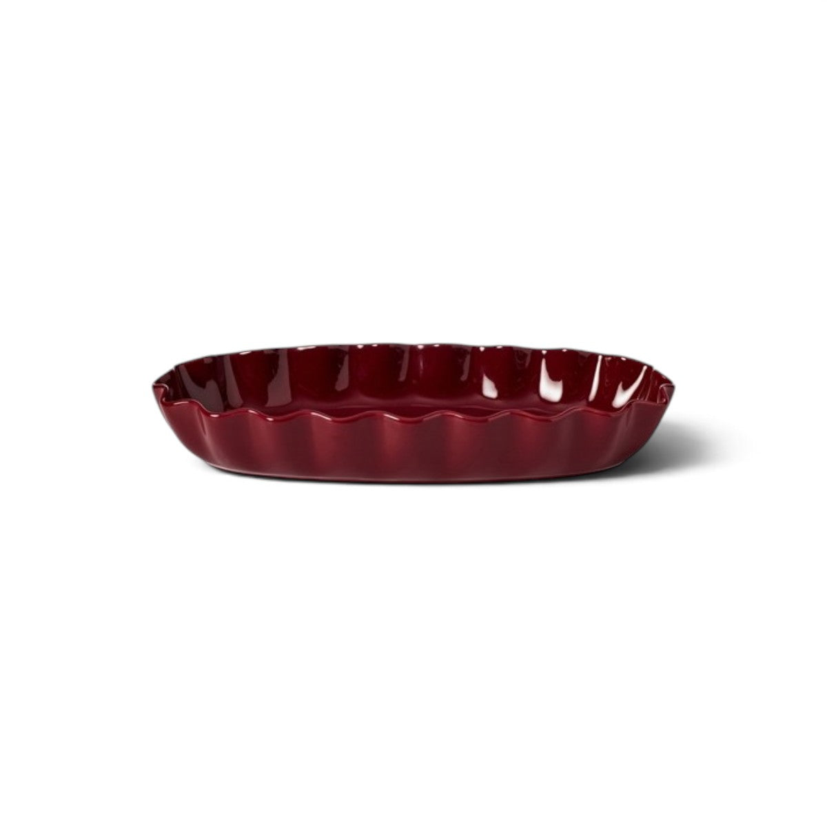 Ecology Ruffle Oval Serve Platter Elderberry 40cm