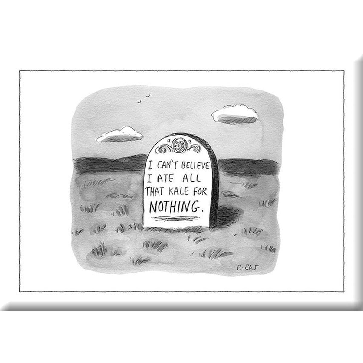 The New Yorker Kale Hard Magnet | Minimax