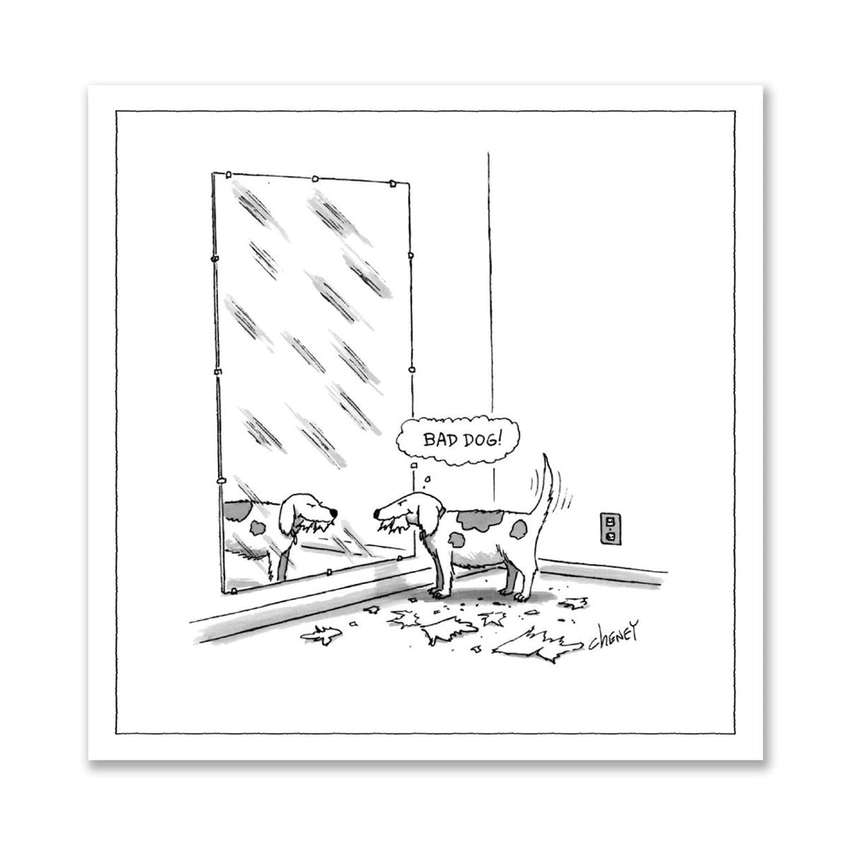 New Yorker Bad Dog Hard Magnet | Minimax
