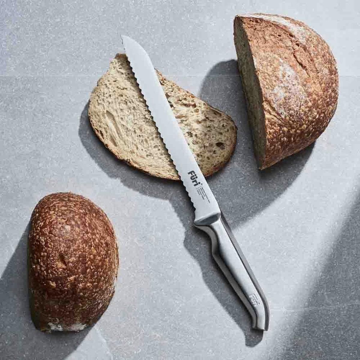 Furi Stone Knife Block Set Snow Terrazzo 6 Piece