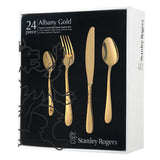 Stanley Rogers Albany Champagne Gold  24 Pieces Cutlery Set