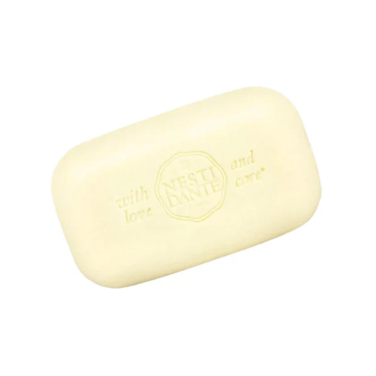 Nesti Dante Florence Dolce Vivere Lake Como Soap 250g – single unwrapped beige soap bar embossed with Nesti Dante logo