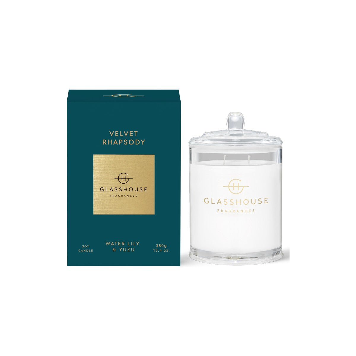 Glasshouse Fragrances Velvet Rhapsody Candle 380g | Minimax