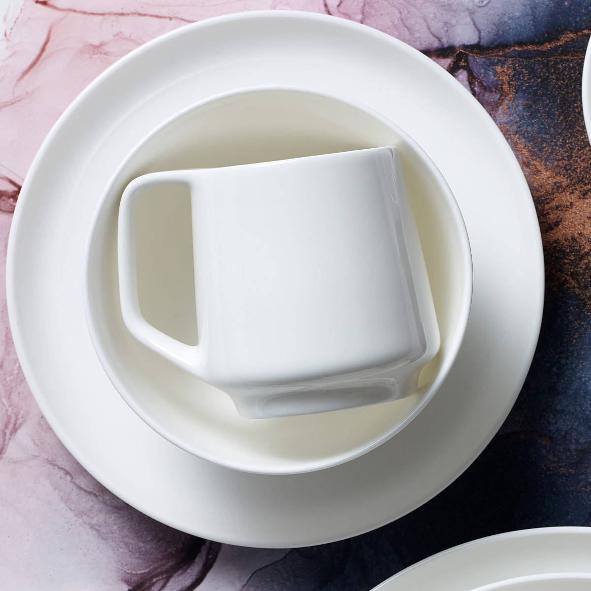 Noritake Marc Newson Dinner Set White 12 Piece | Minimax