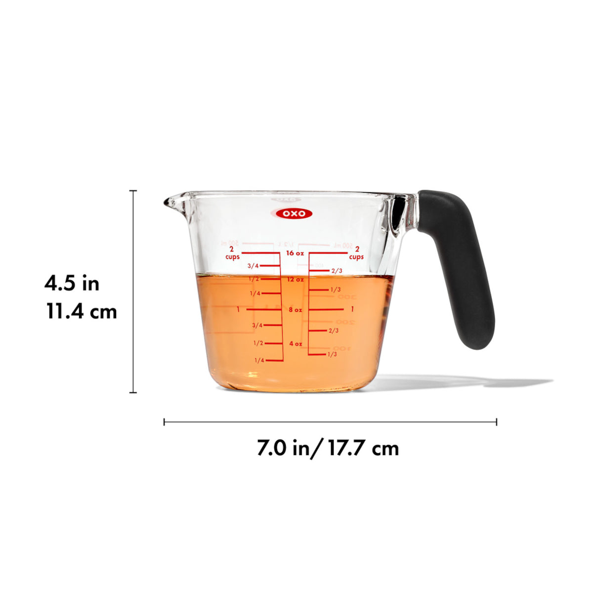 OXO Good Grips Glass Measuring Cup 500ml (2 Cups) | Minimax