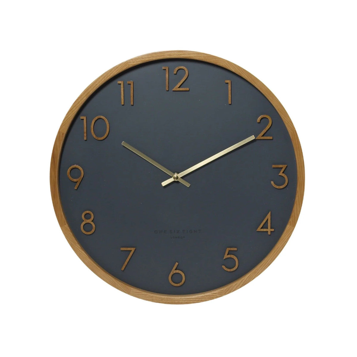 One Six Eight London Scarlett Wall Clock Charcoal 35cm | Minimax