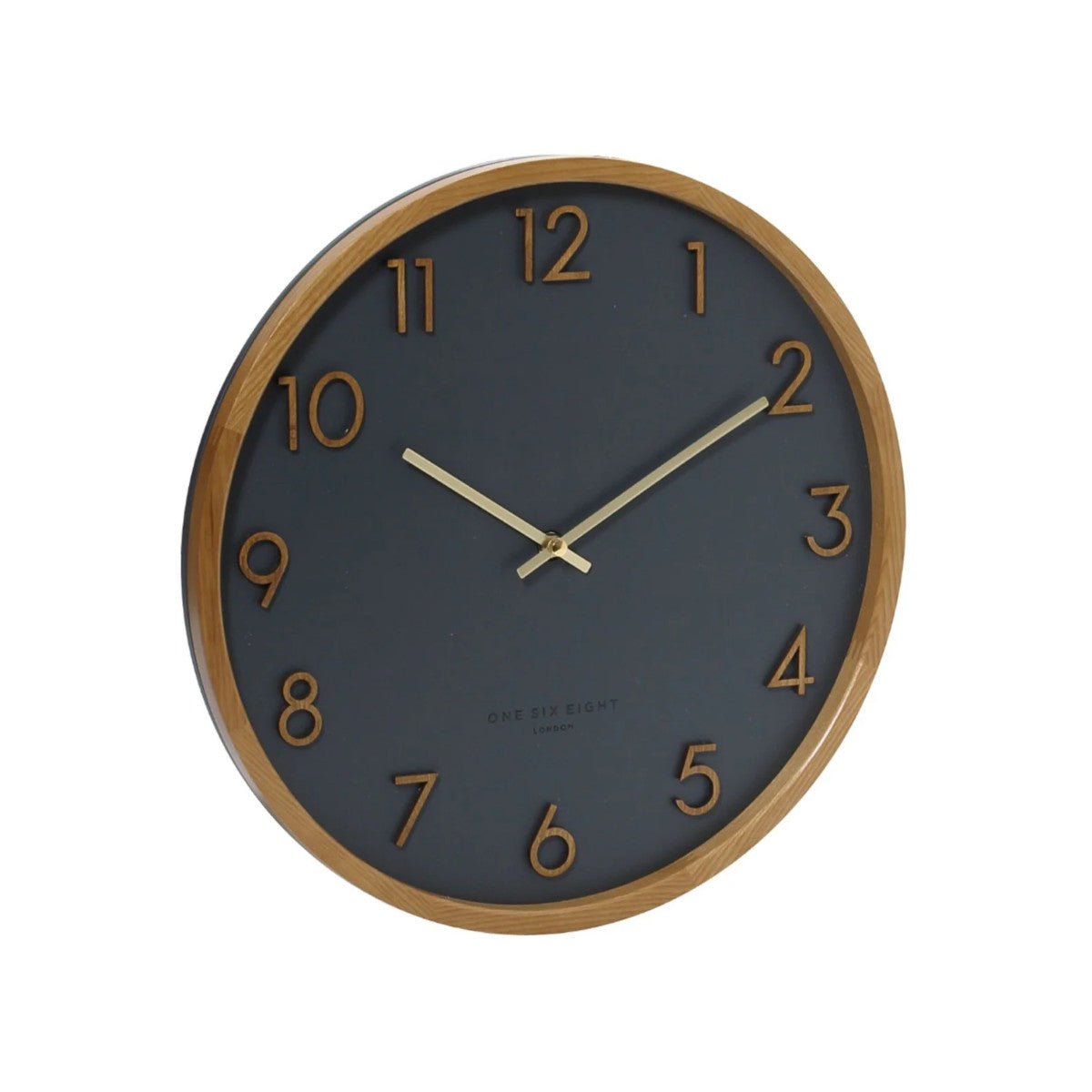 One Six Eight London Scarlett Wall Clock Charcoal 35cm | Minimax