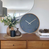 One Six Eight London Scarlett Wall Clock Charcoal 35cm | Minimax