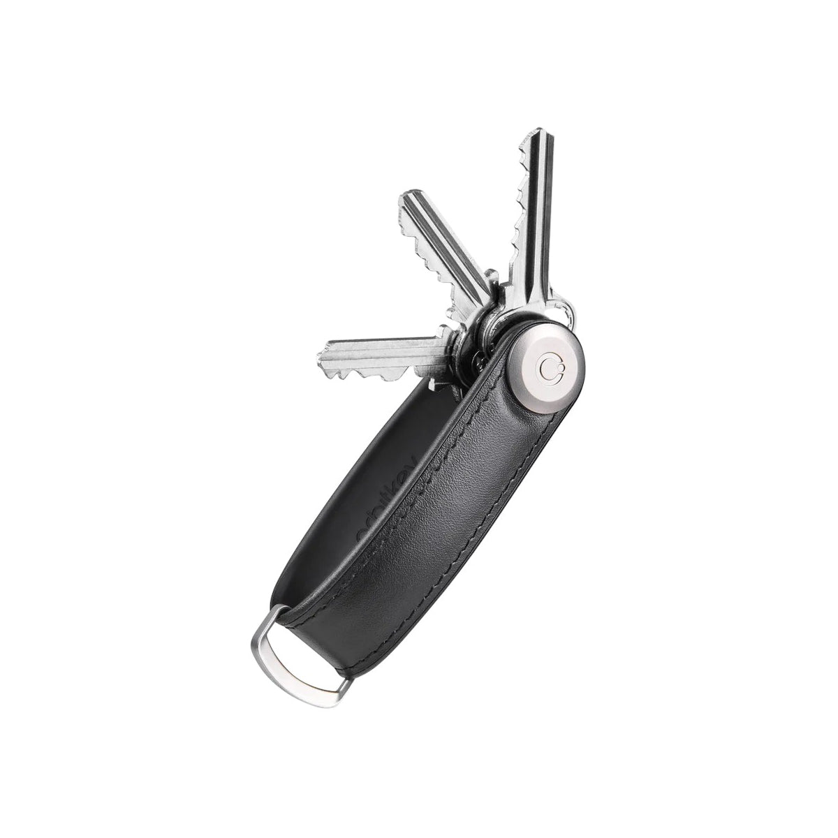 Orbitkey Hybrid Leather Key Organiser Black | Minimax