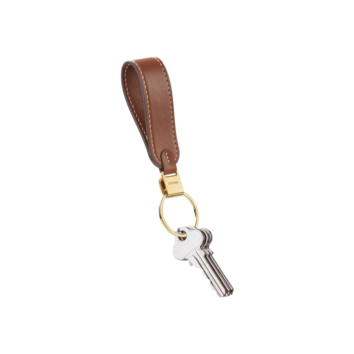 Orbitkey Loop Keychain Caramel | Minimax
