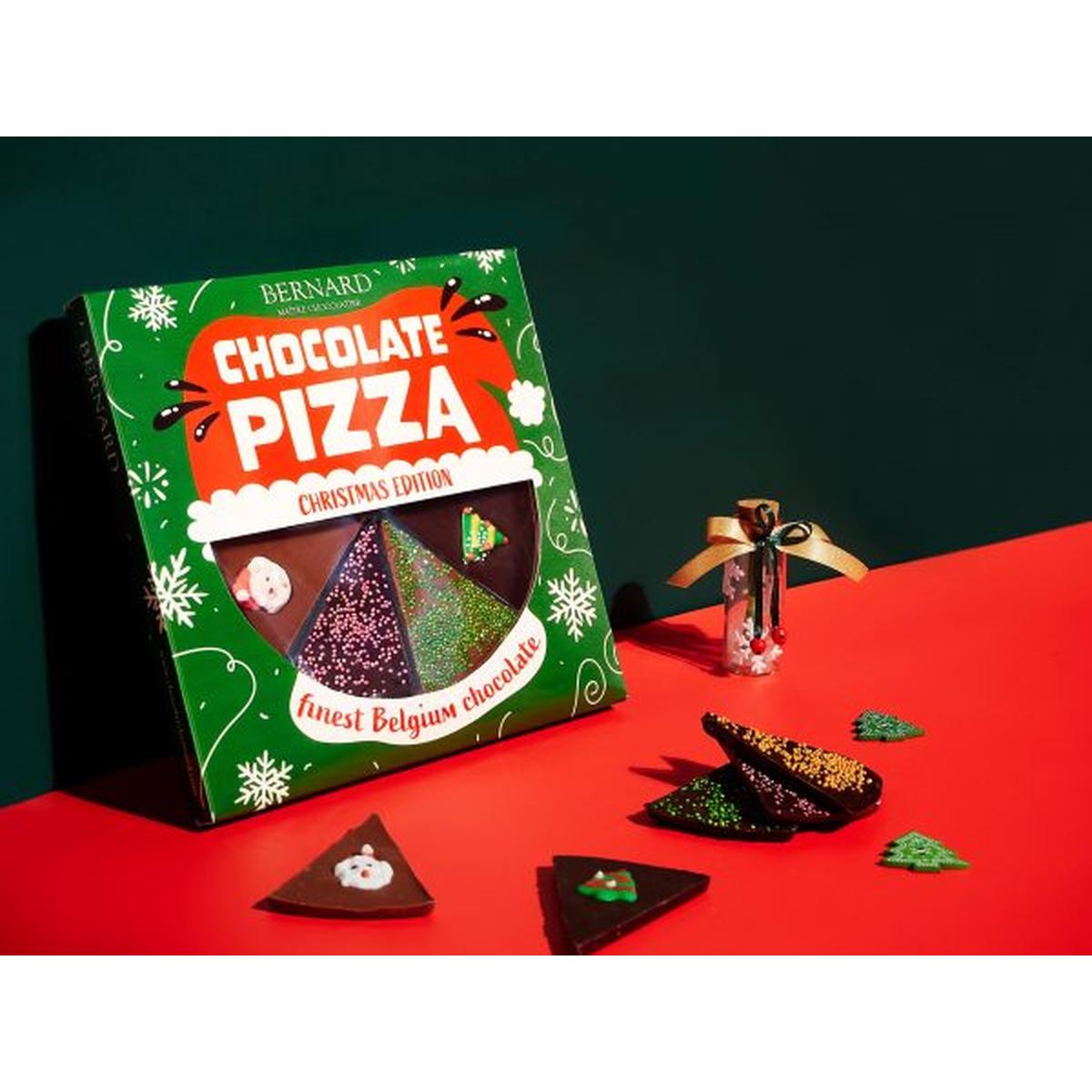 Bernard Chocolatier Chocolate Pizza 105g – Christmas Edition | Minimax