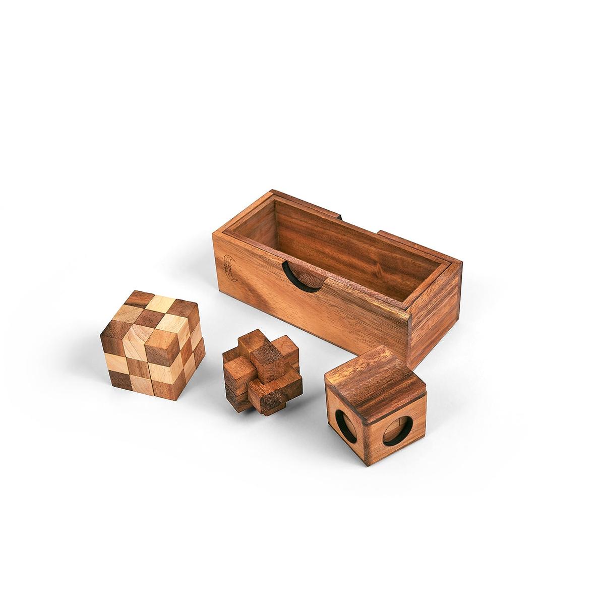 Planet Finska 3 Puzzles in a Wooden Box | Minimax