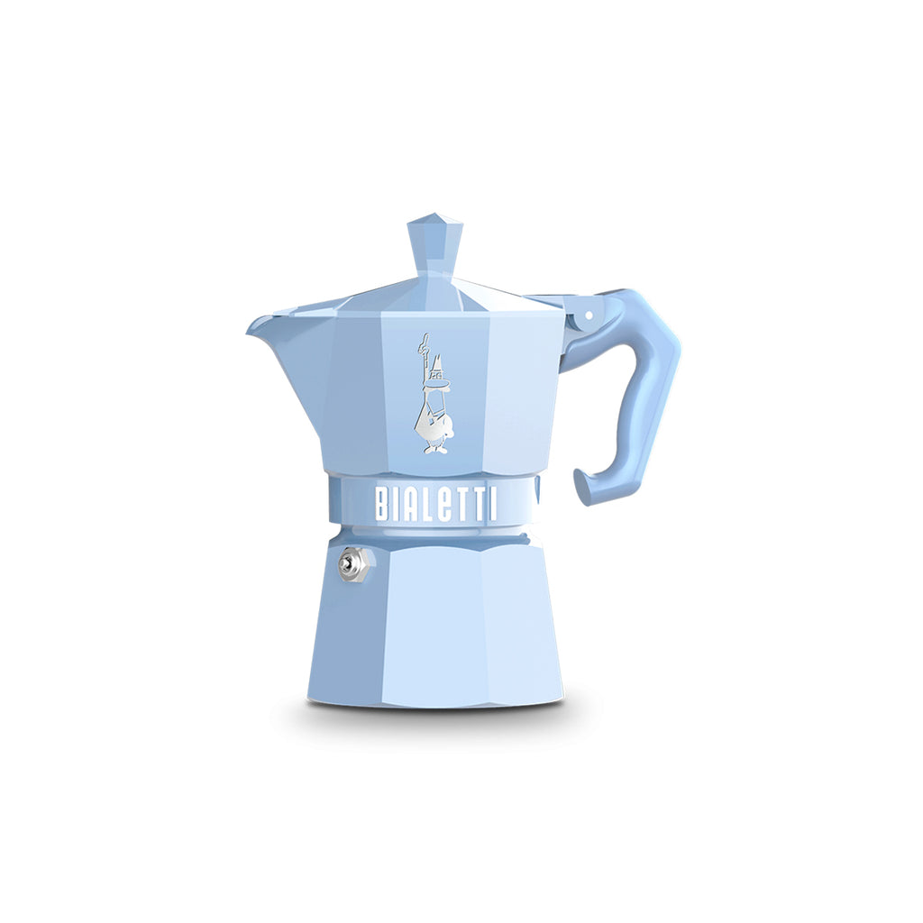 Bialetti Moka Exclusive Light Blue 3 Cup (130ml) | Minimax