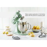 KitchenAid KSM195 Artisan Series Tilt-Head Stand Mixer with Premium Accessory Pistachio 4.8L | Minimax
