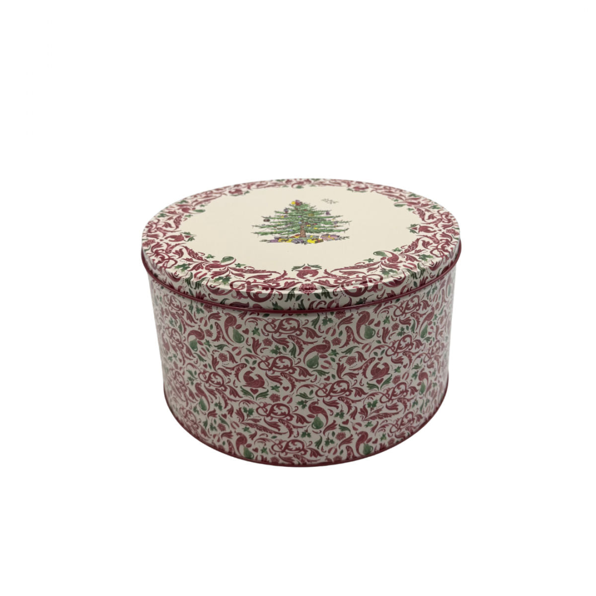 Emma Bridgewater Spode Christmas Tree Round Tin Medium | Minimax
