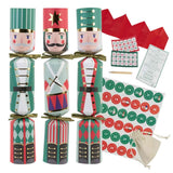 Talking Table Bingo Game Christmas Crackers 30cm (Set of 6) | Minimax