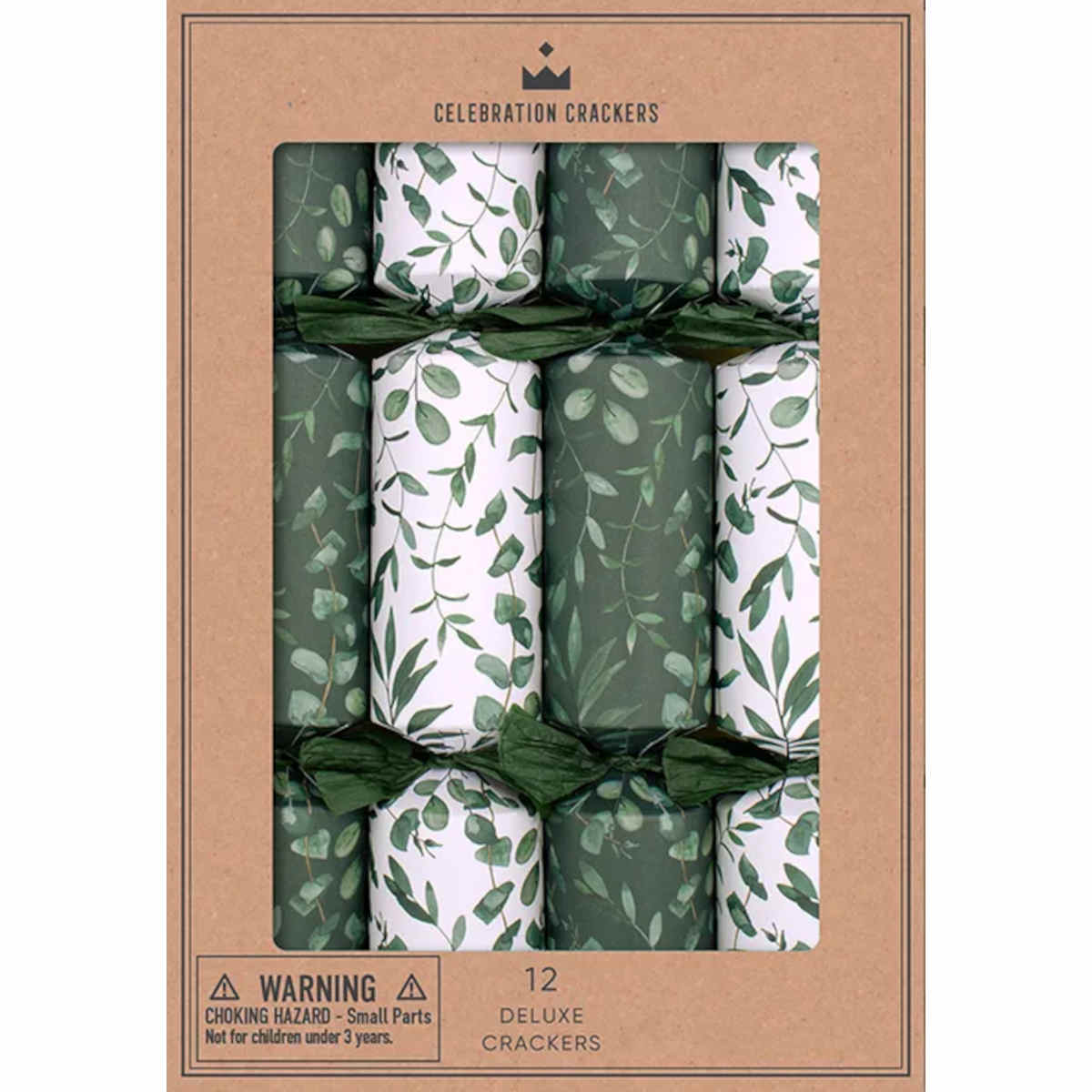 Celebration Crackers Deluxe Fresh Eucalyptos Crackers 30cm (Set of 12) | Minimax