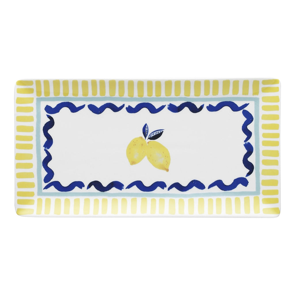 Porto Riviera Rectangle Platter Lemon 29cm | Minimax