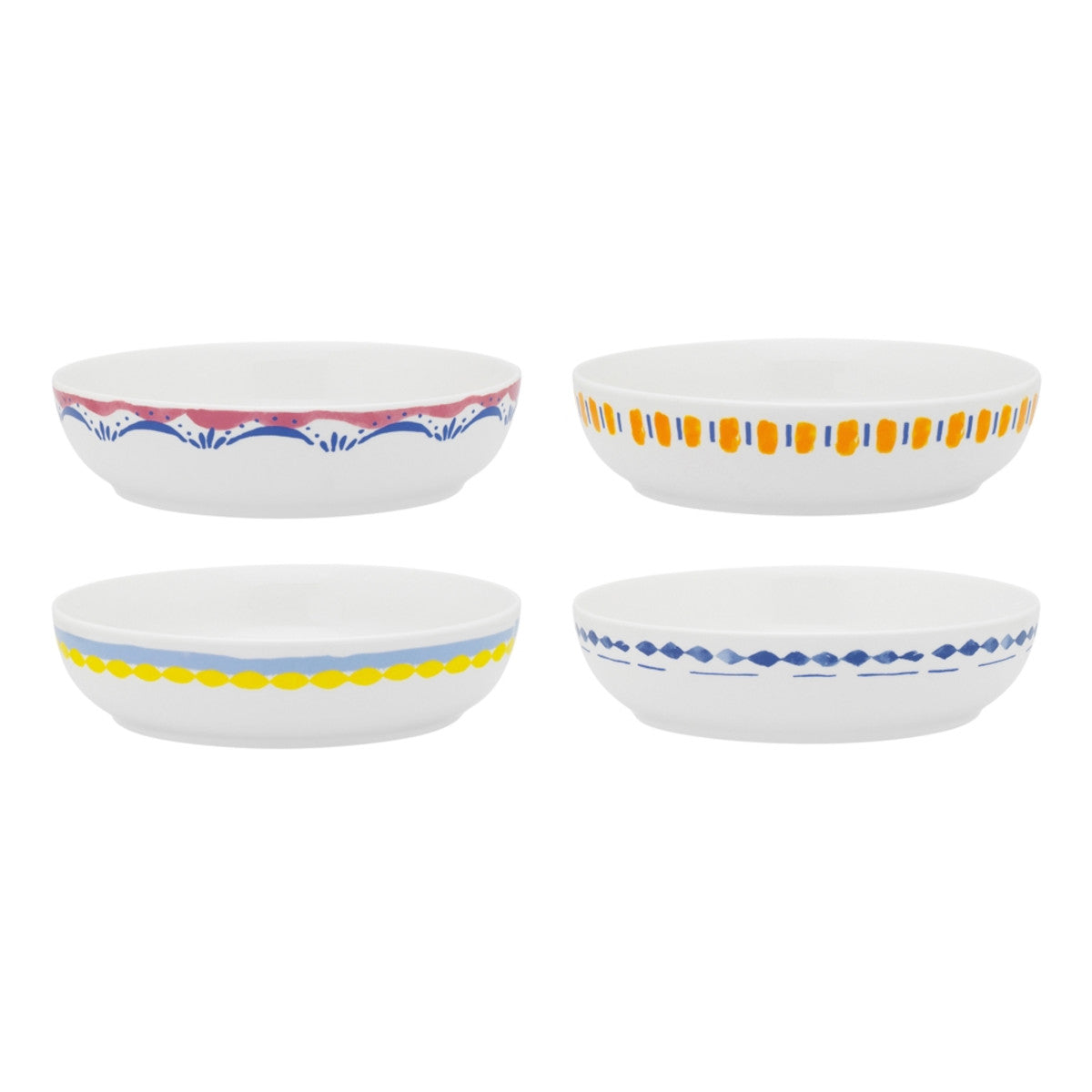 Porto Positano Dinner Bowls 21cm (Set of 4)