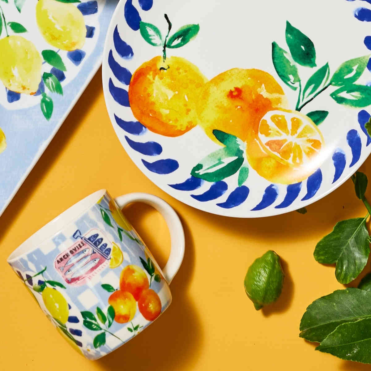 Porto Positano Side Plate Orange 20cm | Minimax