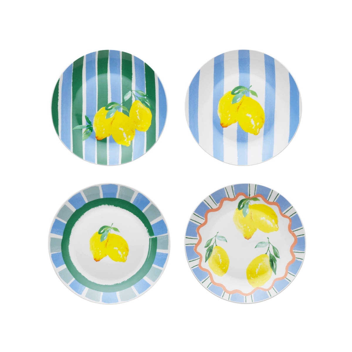 Porto Limone Side Plate 20cm (Set of 4) | Minimax