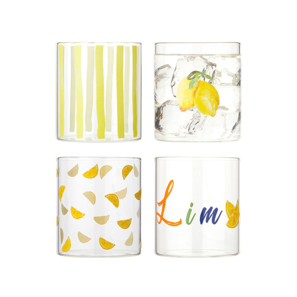 Porto Positano Limone Tumbler 320ml (Set of 4)