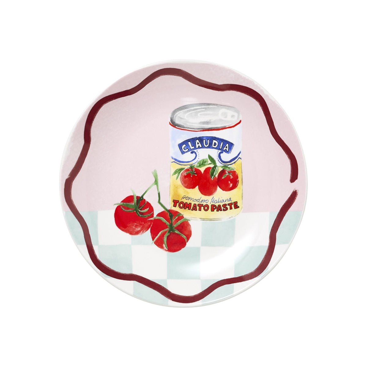 Porto Valentina Side Plate Tomato 20cm | Minimax