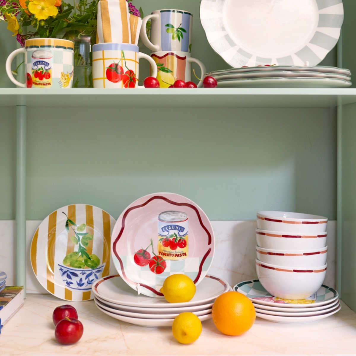Porto Valentina Side Plate Tomato 20cm | Minimax
