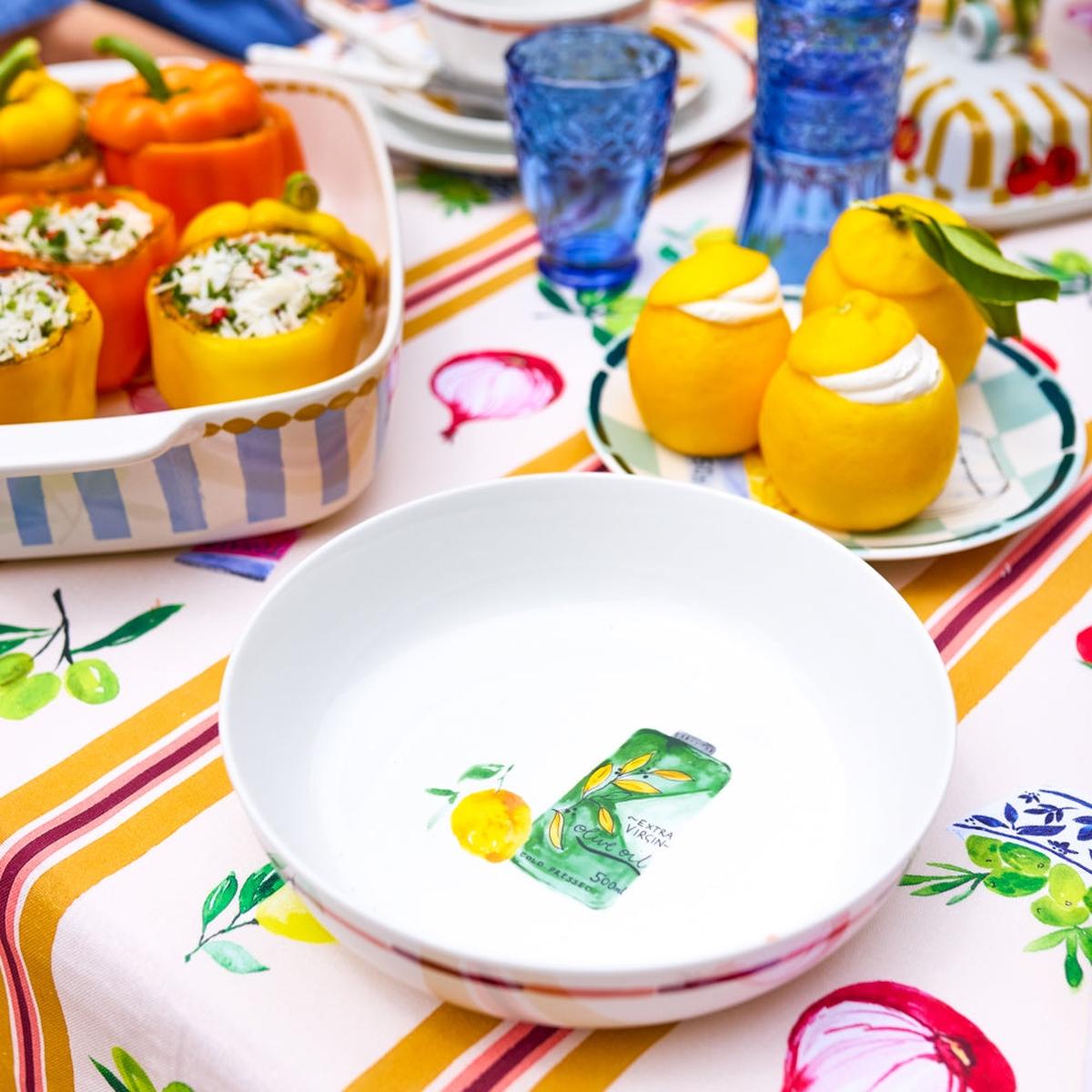 Porto Valentina Dinner Bowls 21.5cm (Set of 4) | Minimax - in a table set