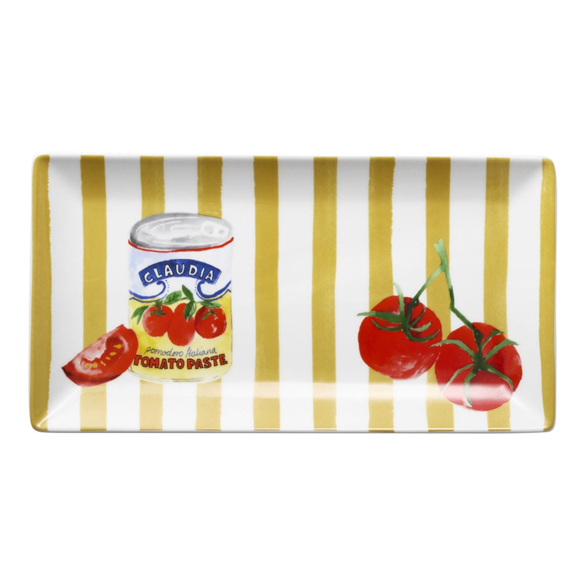 Porto Valentina Rectangular Platter Tomato 29.5cm