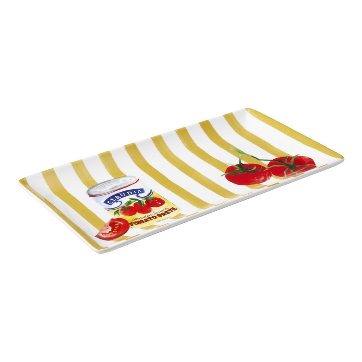 Porto Valentina Rectangular Platter Tomato 29.5cm