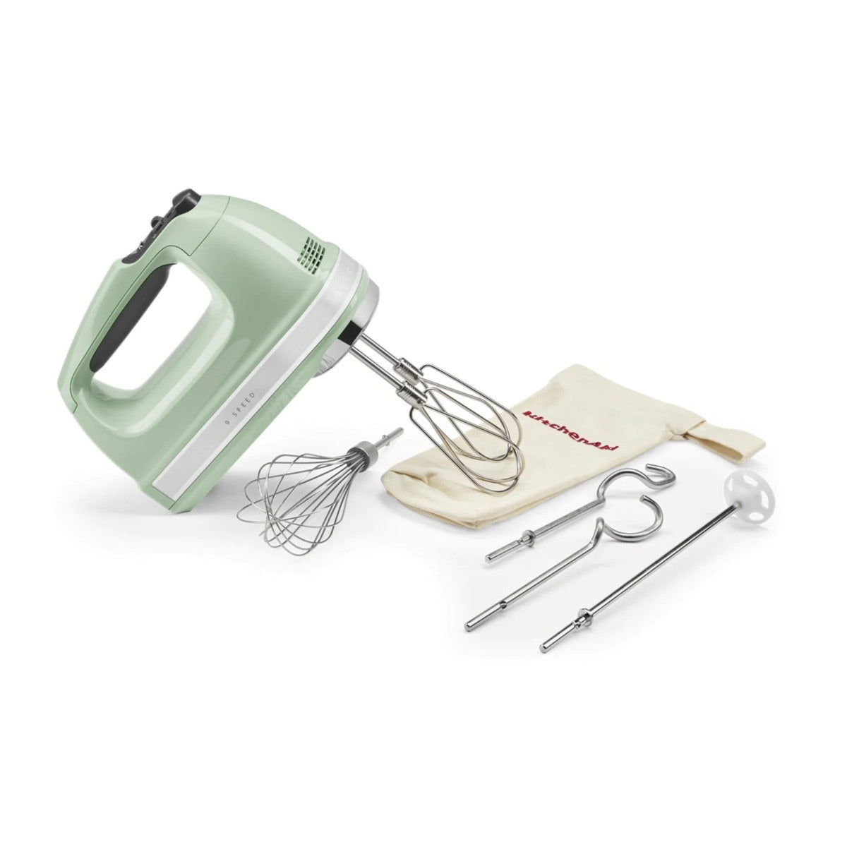 KitchenAid Artisan KHM926 9 Speed Hand Mixer Pistachio | Minimax