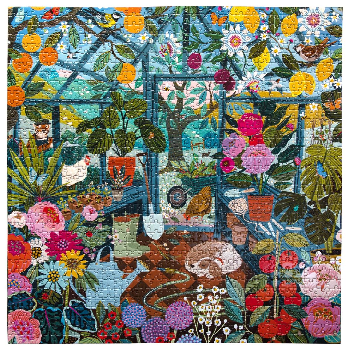 eeBoo English Greenhouse Puzzle 1000 Piece | Minimax