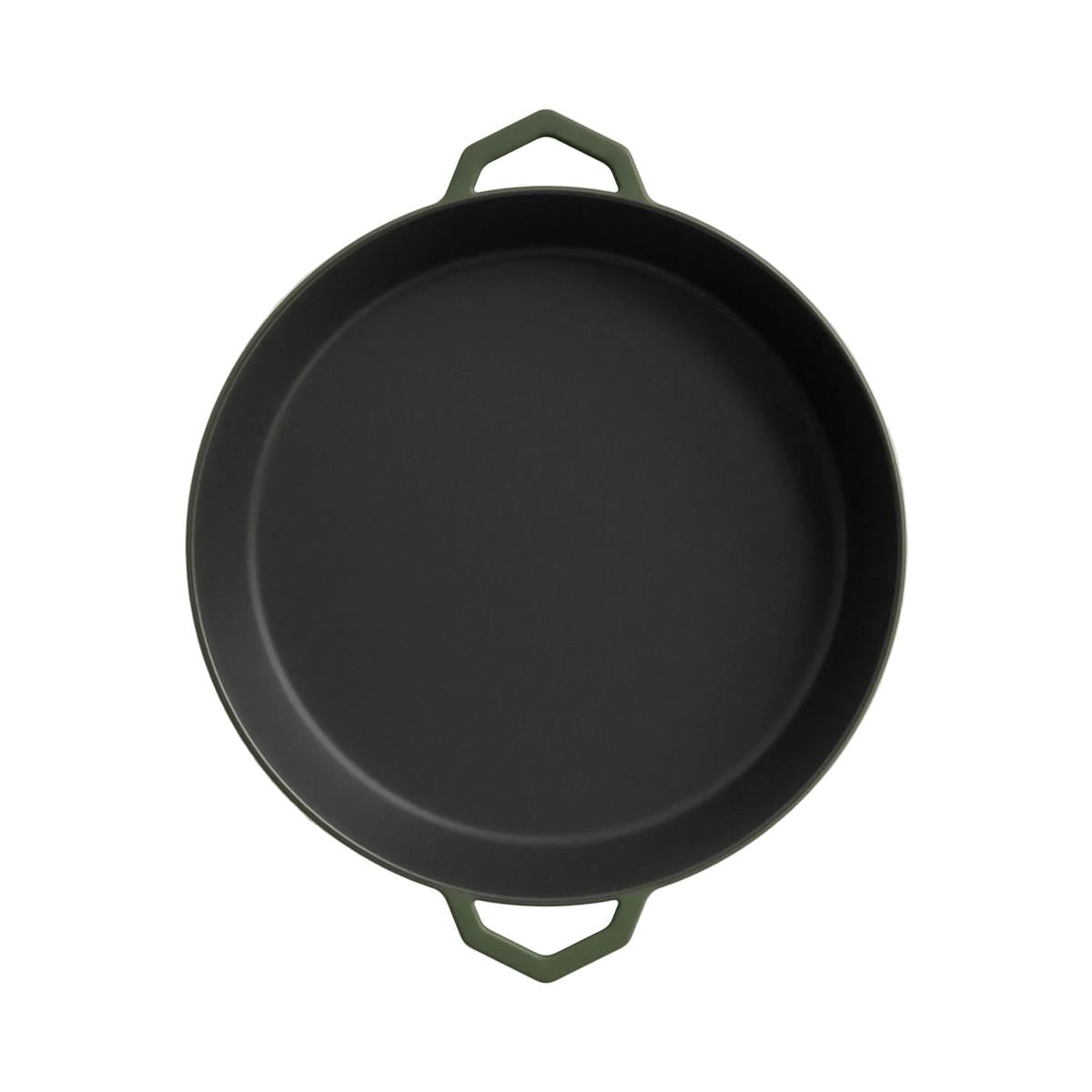 36cm Olive Leaf Satin Enamel Grande Legacy Pan