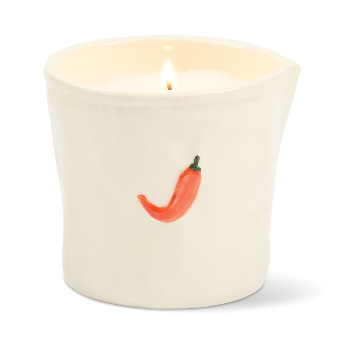Paddywax Bistro Ceramic w/ Embossed Piment (Chili Pepper & Mango) & Printed Box - Piment 226G