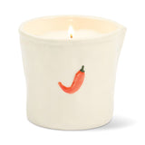Paddywax Bistro Ceramic w/ Embossed Piment (Chili Pepper & Mango) & Printed Box - Piment 226G