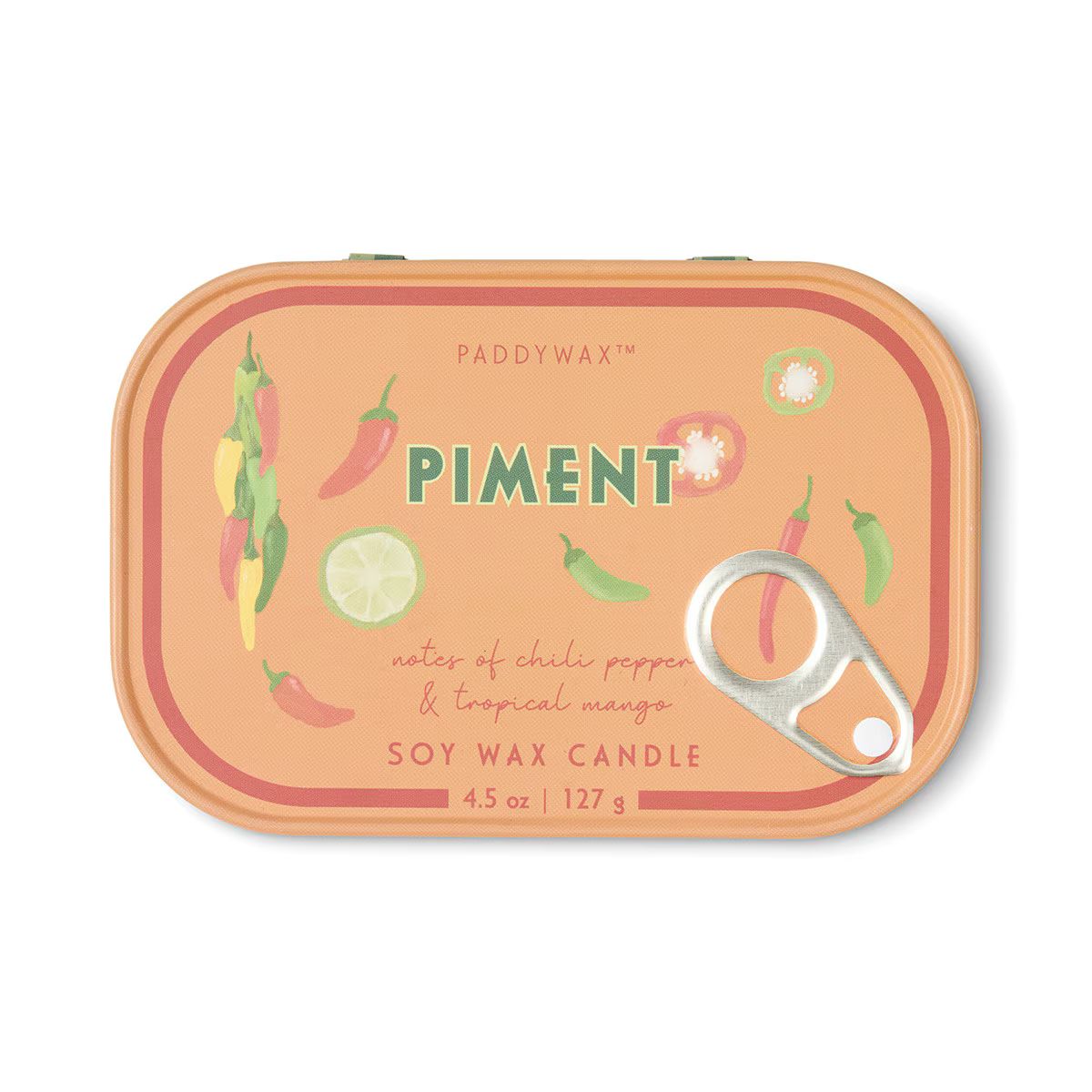 Paddywax Bistro Piment Tin Candle 127g