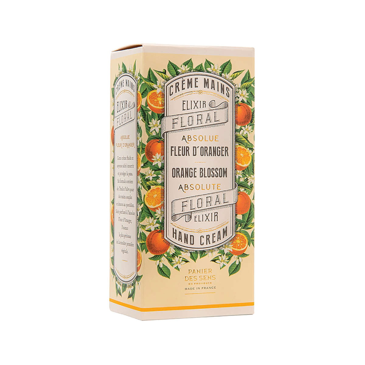 Panier des Sens Orange Blossom Hand Cream 75ml – retail box packaging