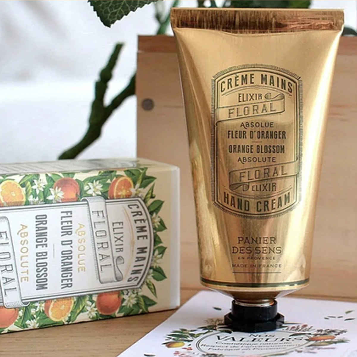 Panier des Sens Orange Blossom Hand Cream 75ml – tube and box together