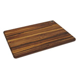 Peer Sorensen acacia wood cutting board 47.5 x 35cm, large rectangular chopping board with handle hole
